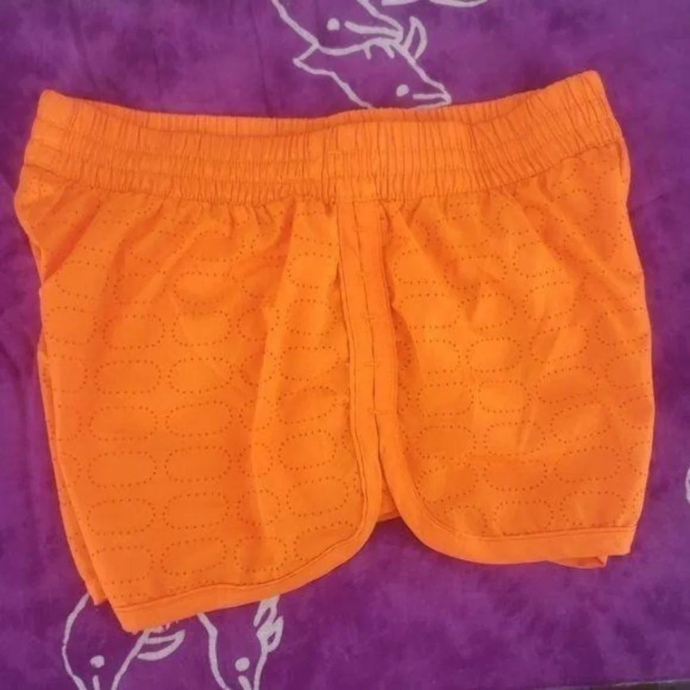 90 degree Reflex Women's orange athletic‎ lined shorts Size XS